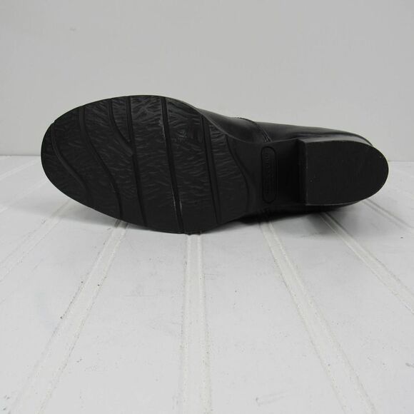 Sole Bound by Baretraps Lisette Ankle Boots Leather Round Toe Black Sz 7.5 - Picture 7 of 8